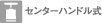 センターハンドル式
